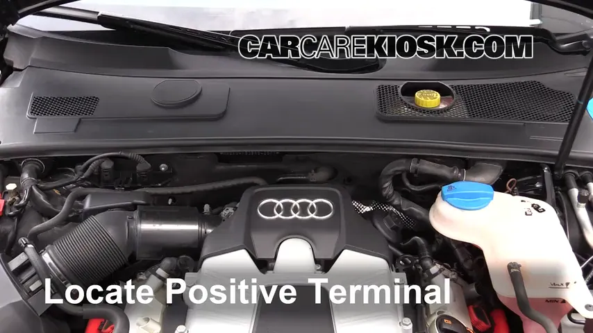 2011 Audi A6 Quattro 3.0L V6 Supercharged Battery Jumpstart